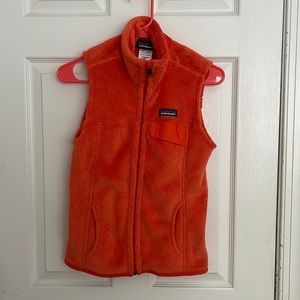 Orange women’s patagonia vest
